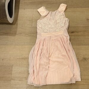 Ted Baker Elegant Pink Lace Dress size 2